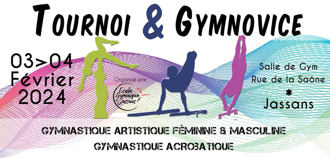 Tournoi et Gymnovice GAF-GAM-GAC à Jassans les 3 &amp; 4 février MAJ le 29/01 modification
