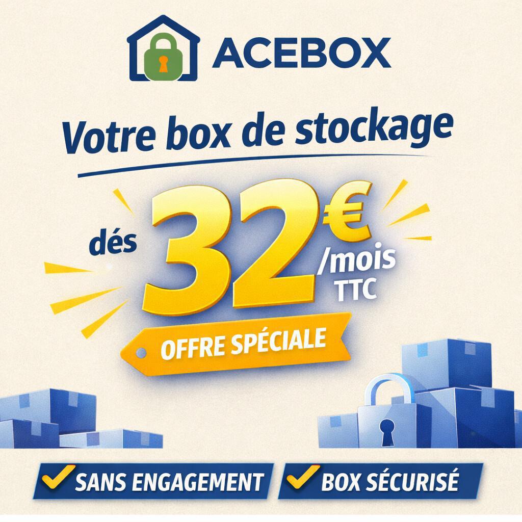 Box de stockage à partir de 32€/mois TTC : l’offre qui change tout à Pont-Audemer