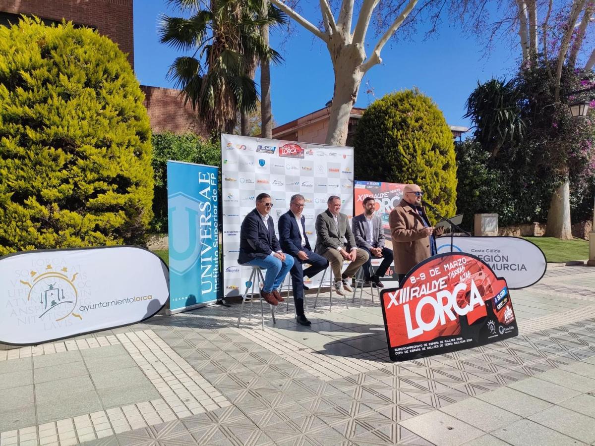 Presentación oficial XIII Rallye Tierras Altas de Lorca Presentación oficial XIII Rallye Tierras Altas de Lorca