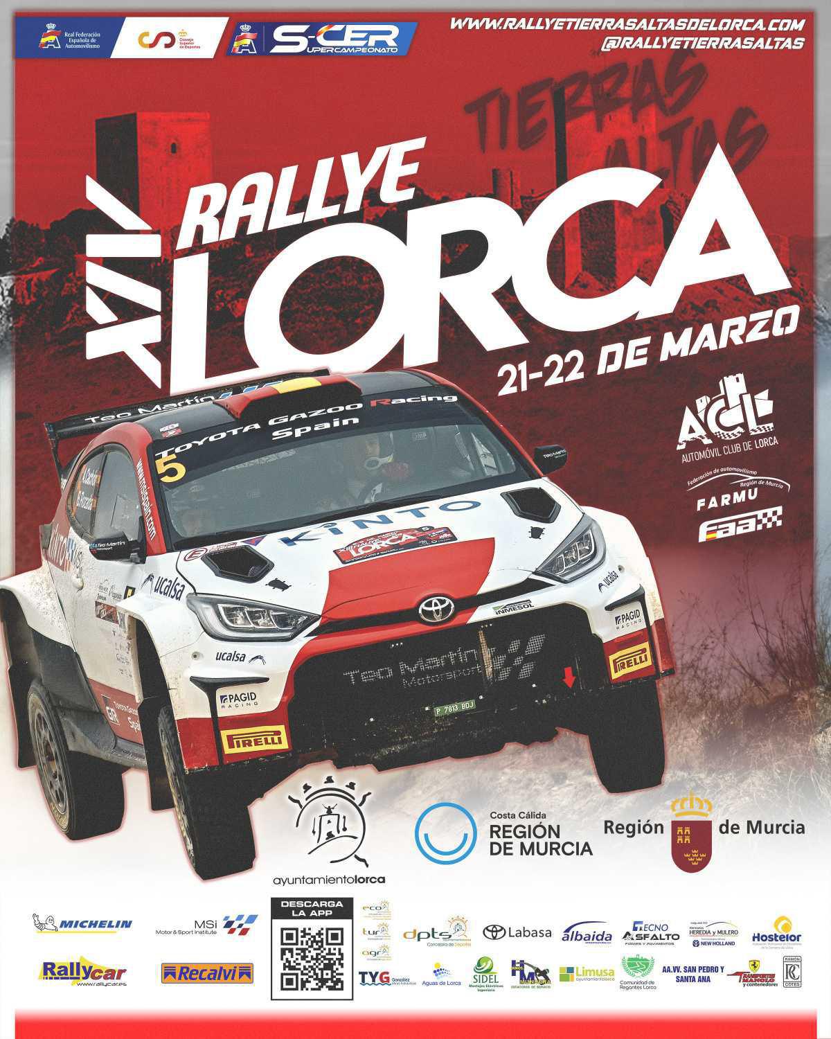 Cartel oficial XIV Rallye Tierras Altas de Lorca