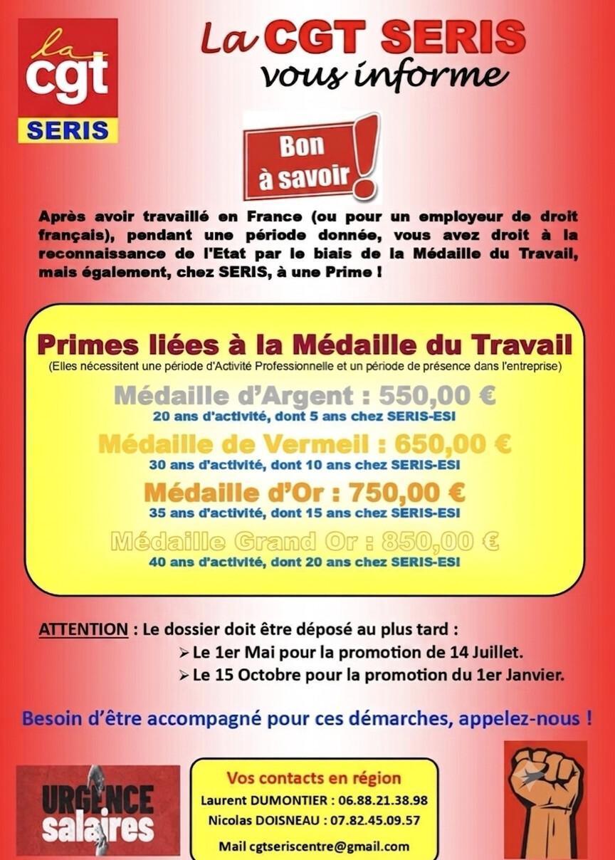 Médaille du travail