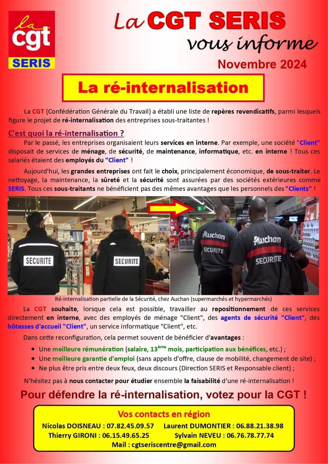 La ré-internalisation 