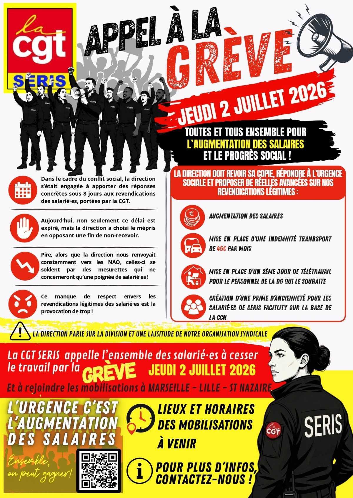 🚨APPEL À LA GRÈVE JEUDI 2 JUILLET 2026 🚨 🚨APPEL À LA GRÈVE JEUDI 2 JUILLET 2026 🚨