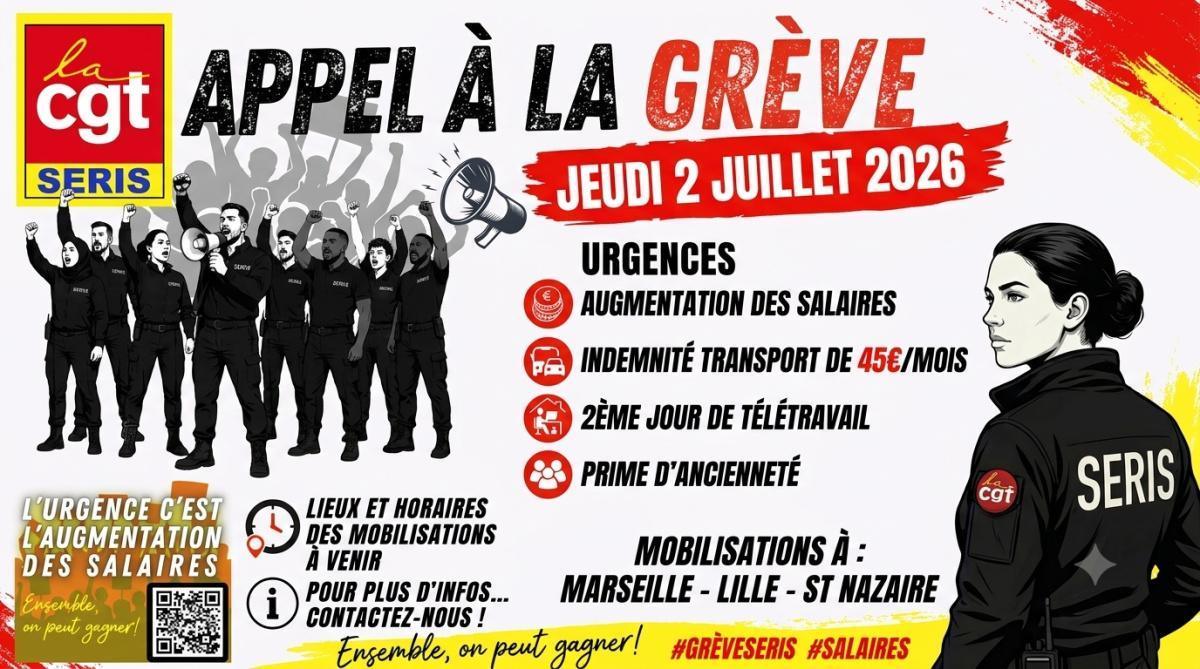 🚨APPEL À LA GRÈVE JEUDI 2 JUILLET 2026 🚨