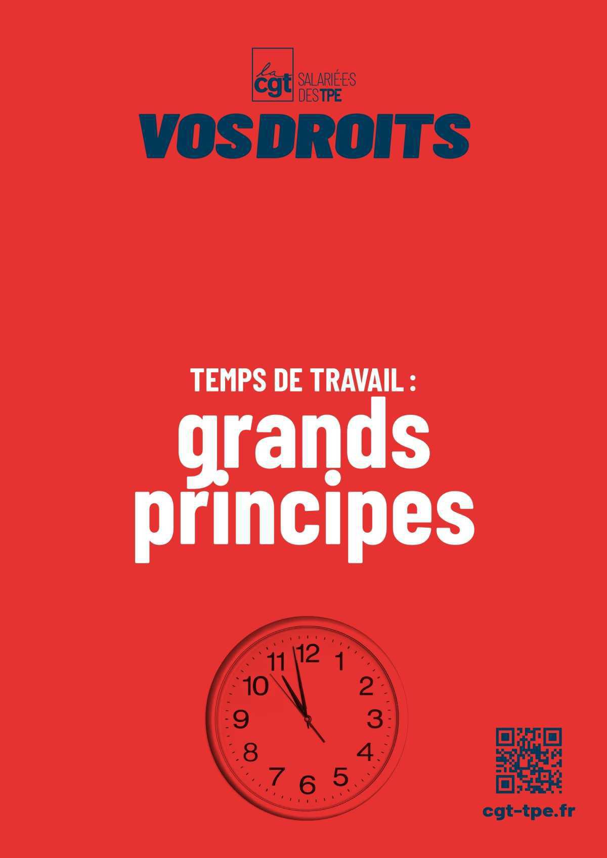 Temps de travail : principes