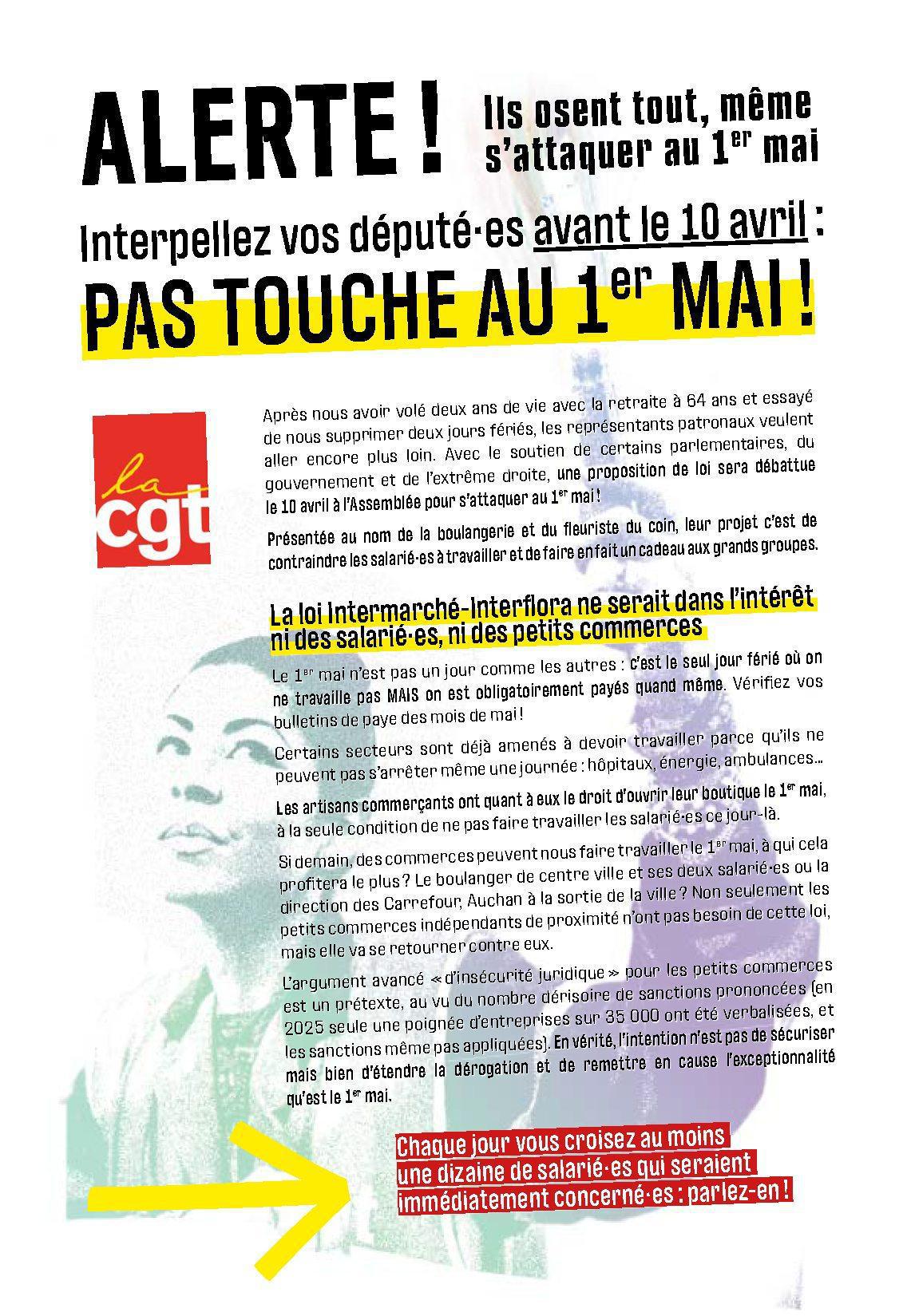 Pas touche au 1er mai !