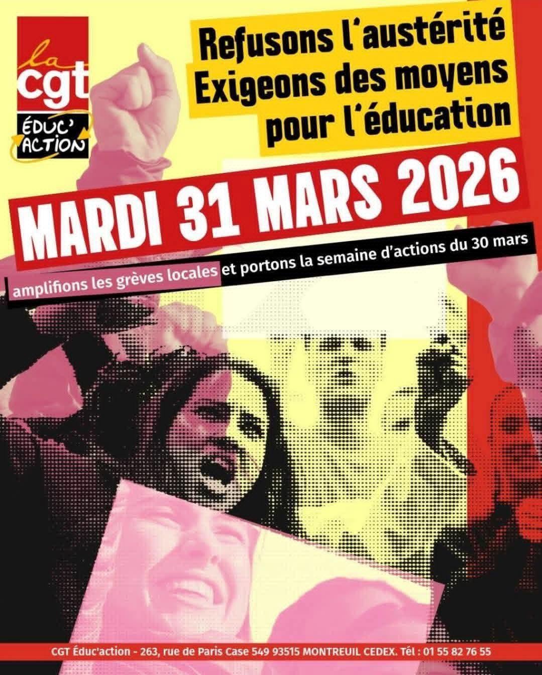 Éducation 31 mars