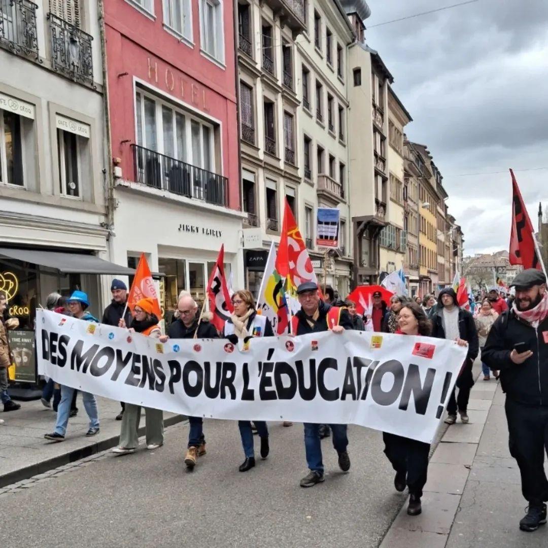 Strasbourg : des moyens pour l'éducation !