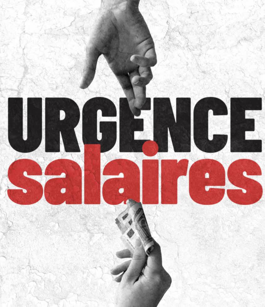 Urgence salaires ! Urgence salaires !