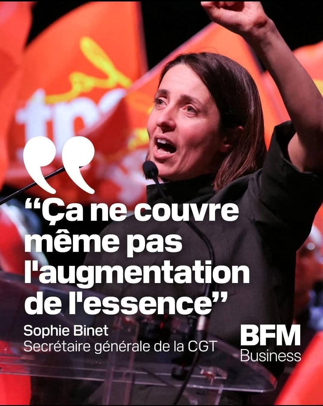"Cela ne couvre même pas l'augmentation de l'essence": estimant insuffisantes les aides annoncées par le gouvernement, la CGT demande un blocage des prix des carburants