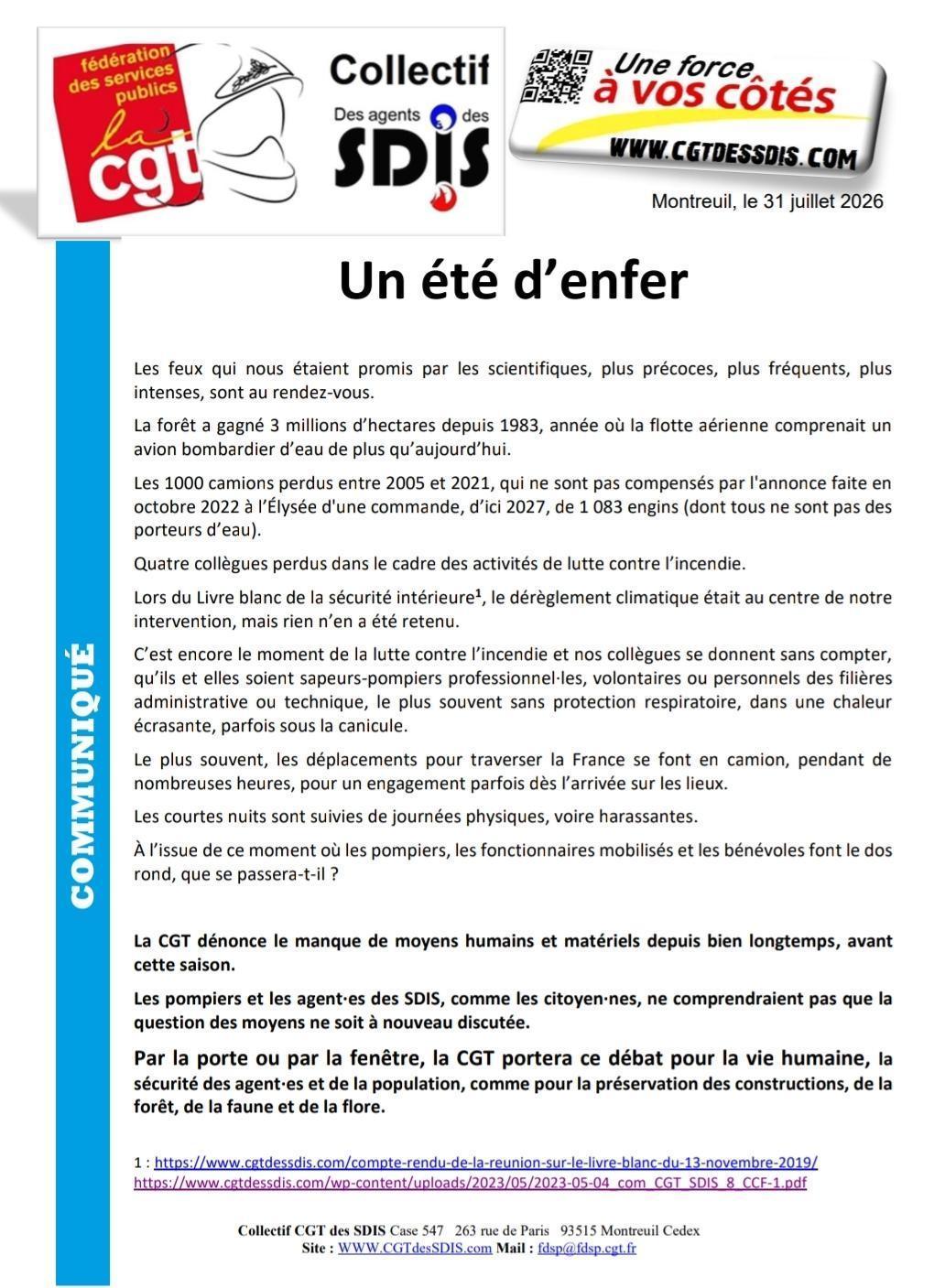 Un été d'enfer...