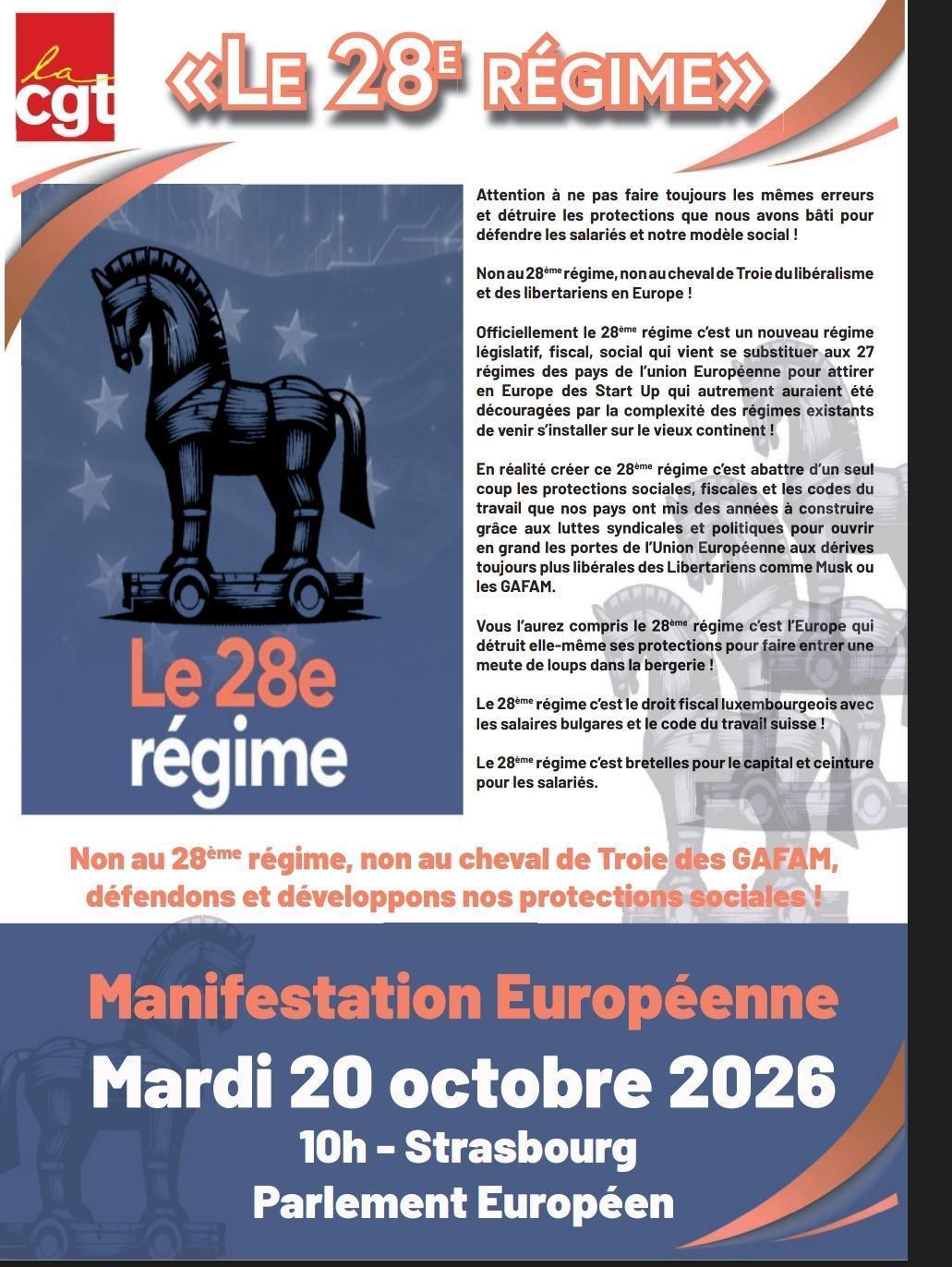 Manif Européenne le 20 oct. à Strasbourg 