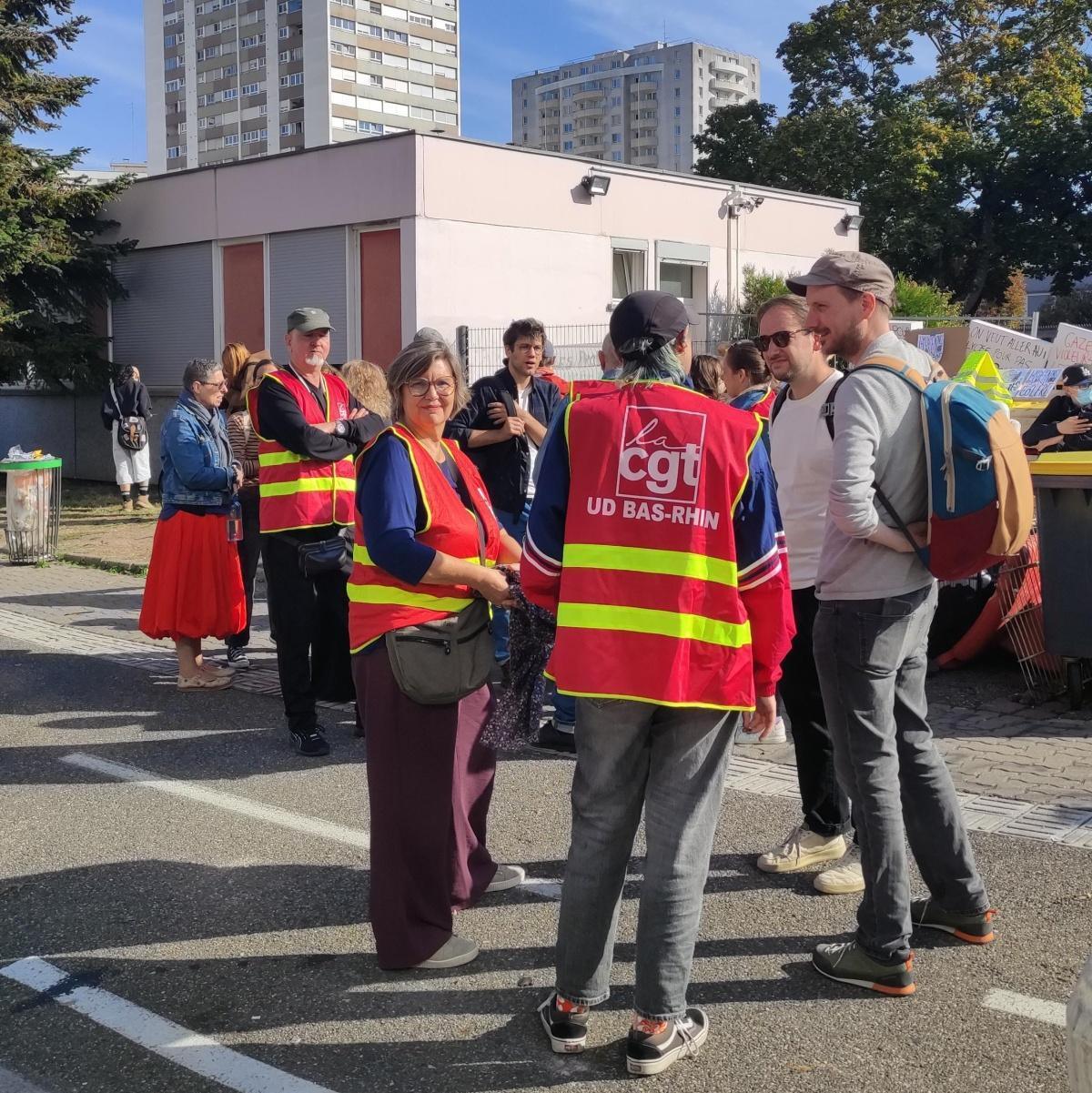 La CGT 67 sur le blocage du lycée Marie Curie - Strasbourg