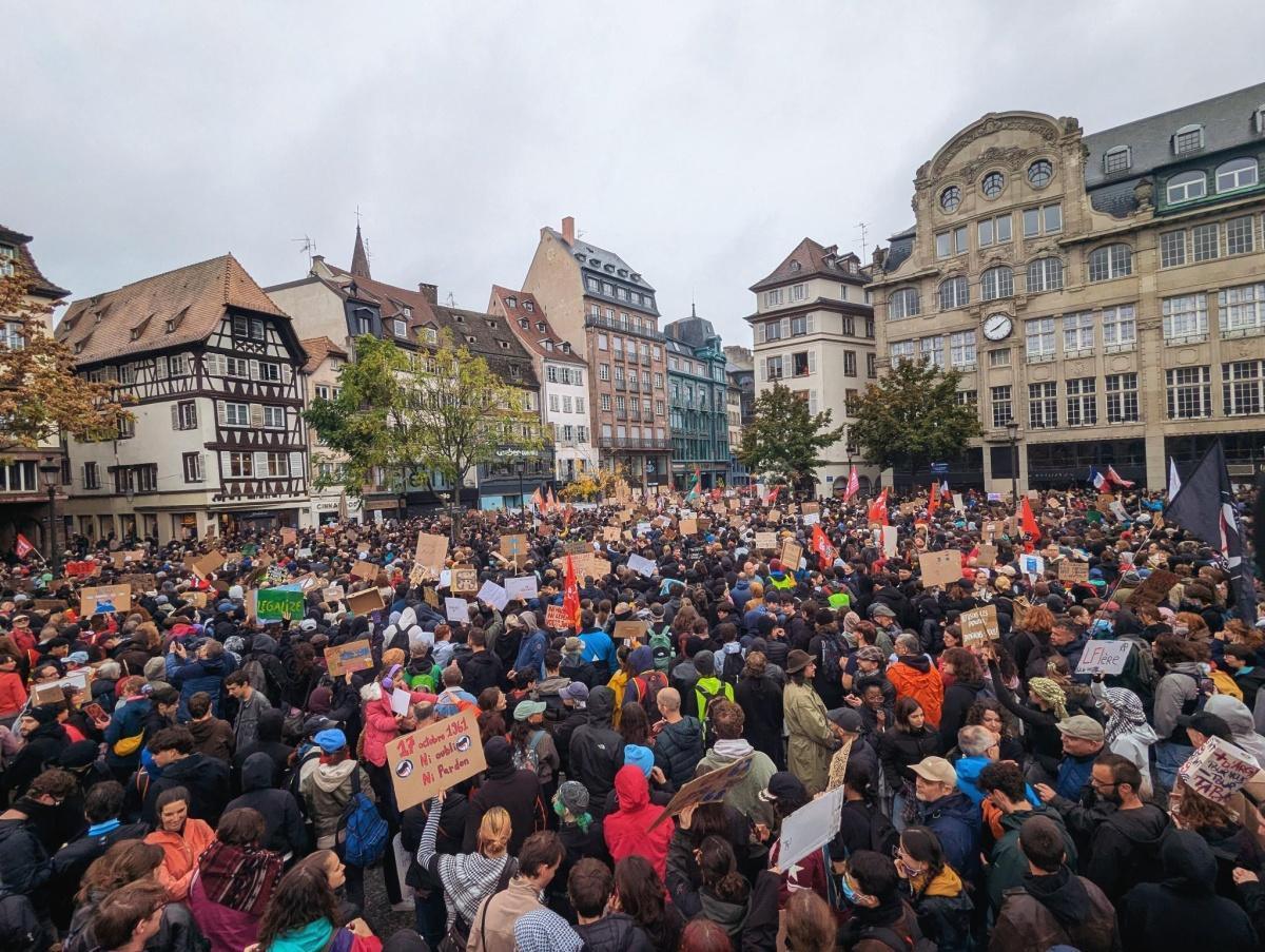 Strasbourg - Manifestation du 17 octobre Strasbourg - Manifestation du 17 octobre