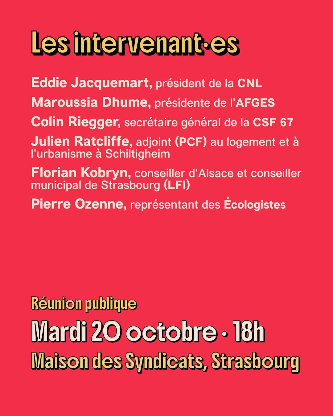 Stop au logements trop chers !