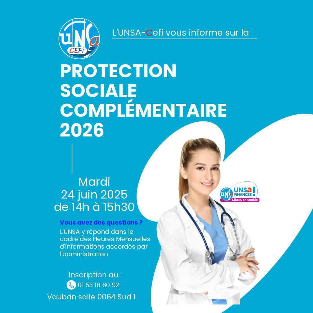 INFORMATION SUR LA PROTECTION SOCIALE COMPLÉMENTAIRE 2026