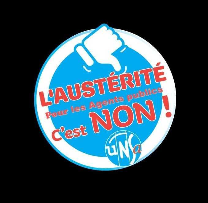 L’AUSTÉRITÉ POUR LES AGENTS PUBLICS, C’EST NON ! L’AUSTÉRITÉ POUR LES AGENTS PUBLICS, C’EST NON !
