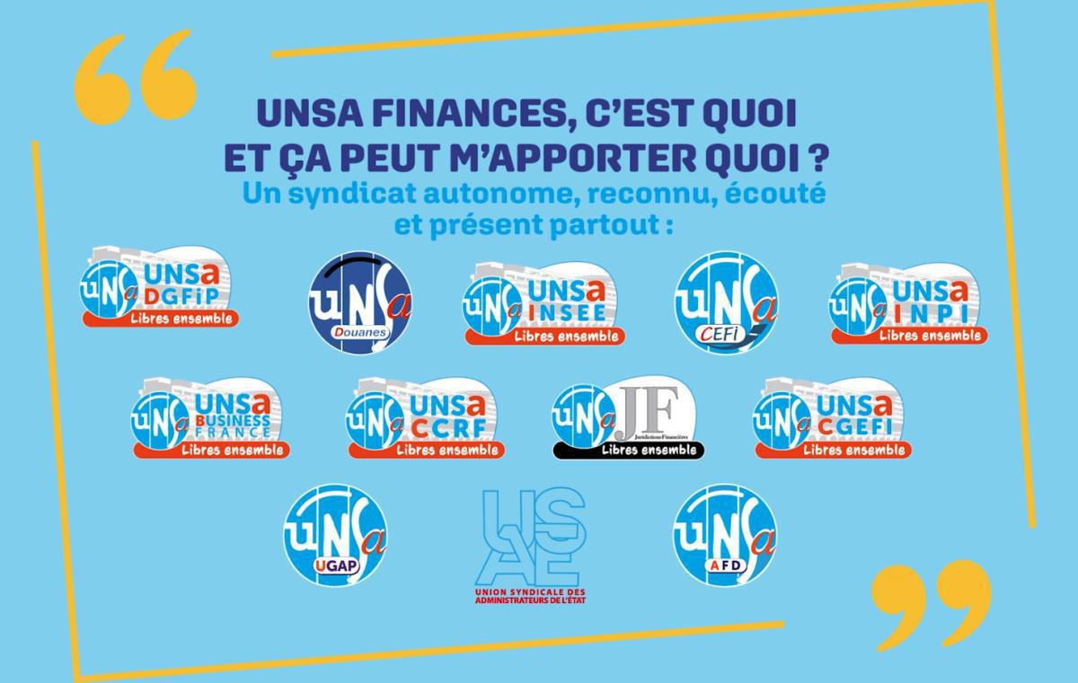 Présentation de l'UNSA Finances