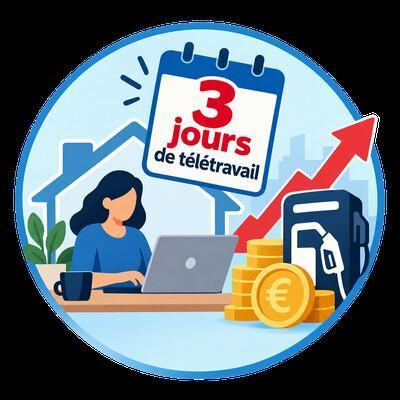 Carburants : les IMT doivent autoriser 3 jours de télétravail