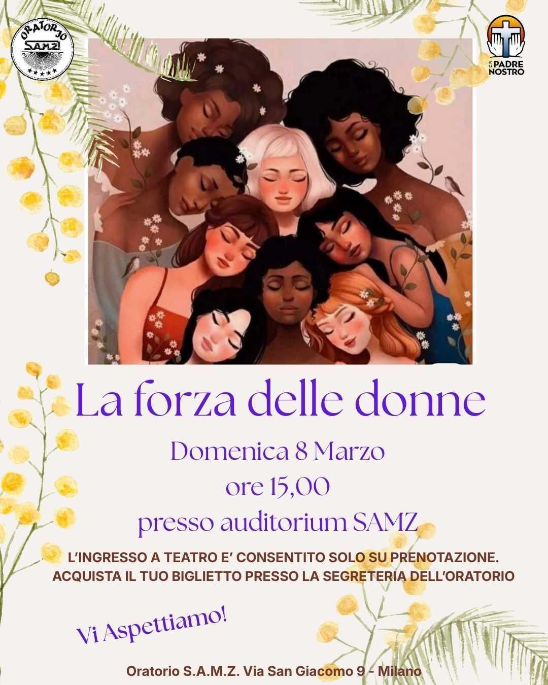 Spettacolo in SAMZ: La forza delle donne