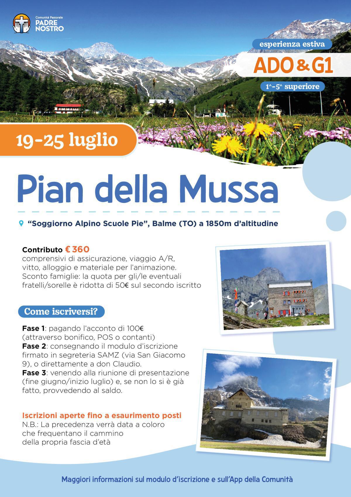 Esperienza Estiva 2026 - Ado & G1