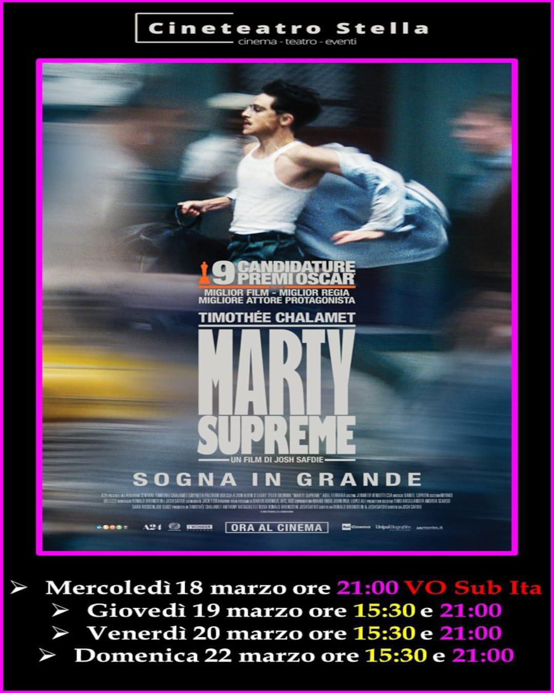MARTY SUPREME, SOGNA IN GRANDE
