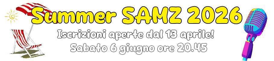 Iscrizioni aperte al Summer SAMZ 2026