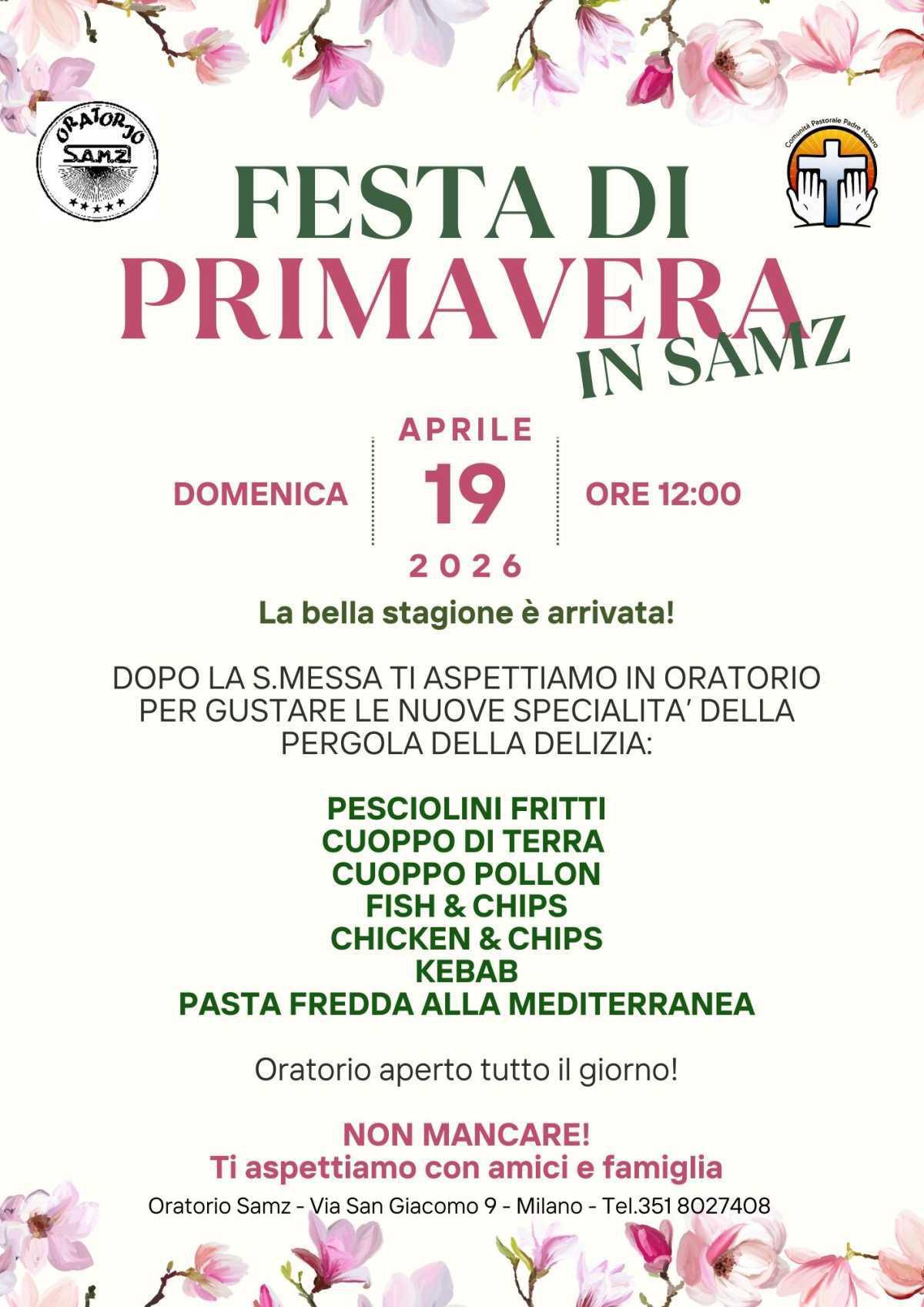 FESTA DI PRIMAVERA IN SAMZ