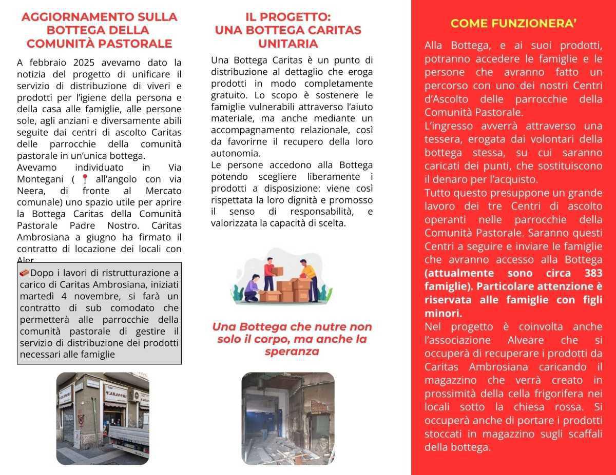 LA BOTTEGA. IL NUOVO PROGETTO
