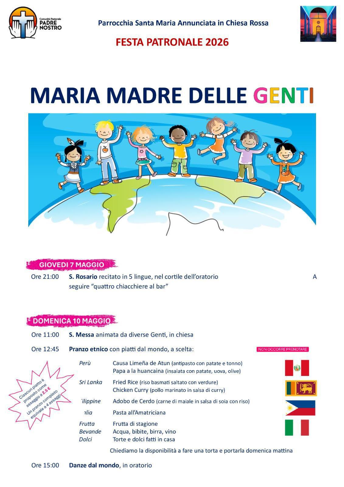 FESTA PATRONALE IN CHIESA ROSSA