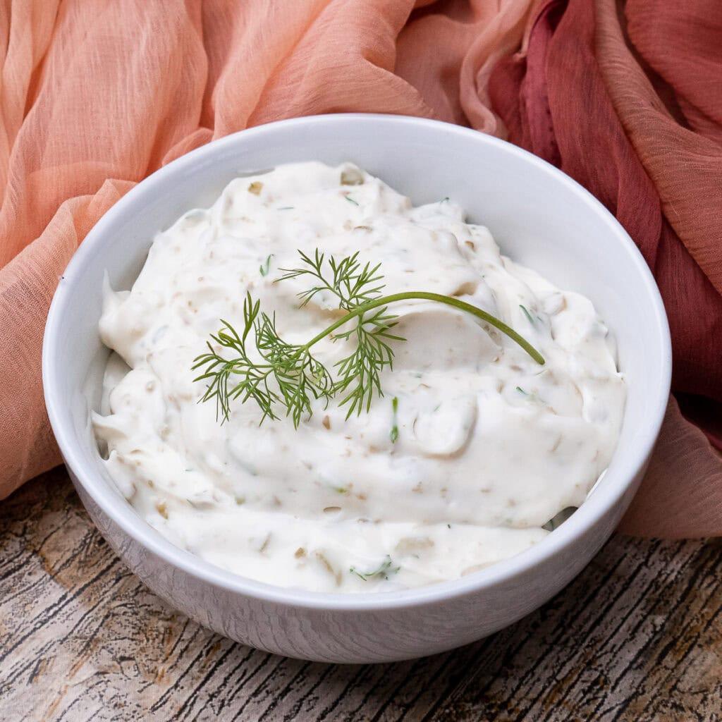 FISH AND CHIPS WITH ITS HOMEMADE TARTAR SAUCE
