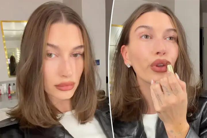 Hailey Bieber is wearing this new lipstick ‘on repeat’ Hailey Bieber is wearing this new lipstick ‘on repeat’