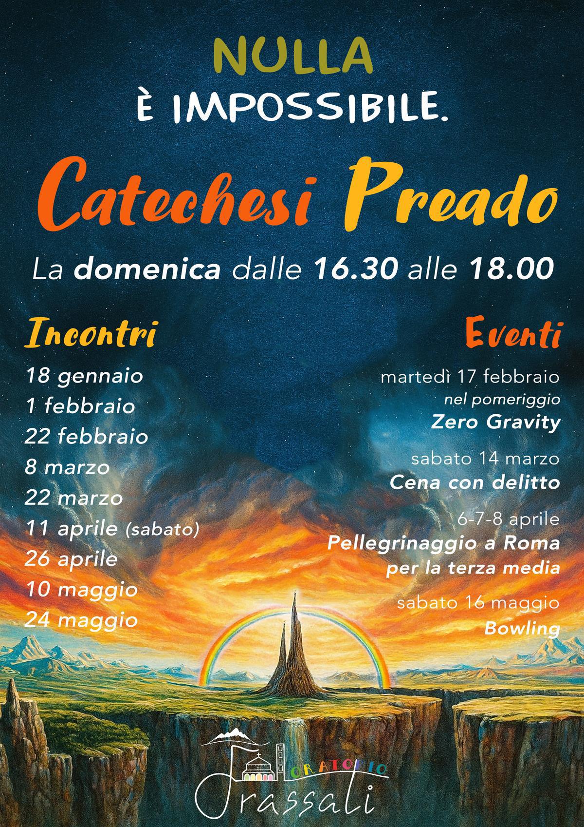 Calendario PREADO gen-mag 2026