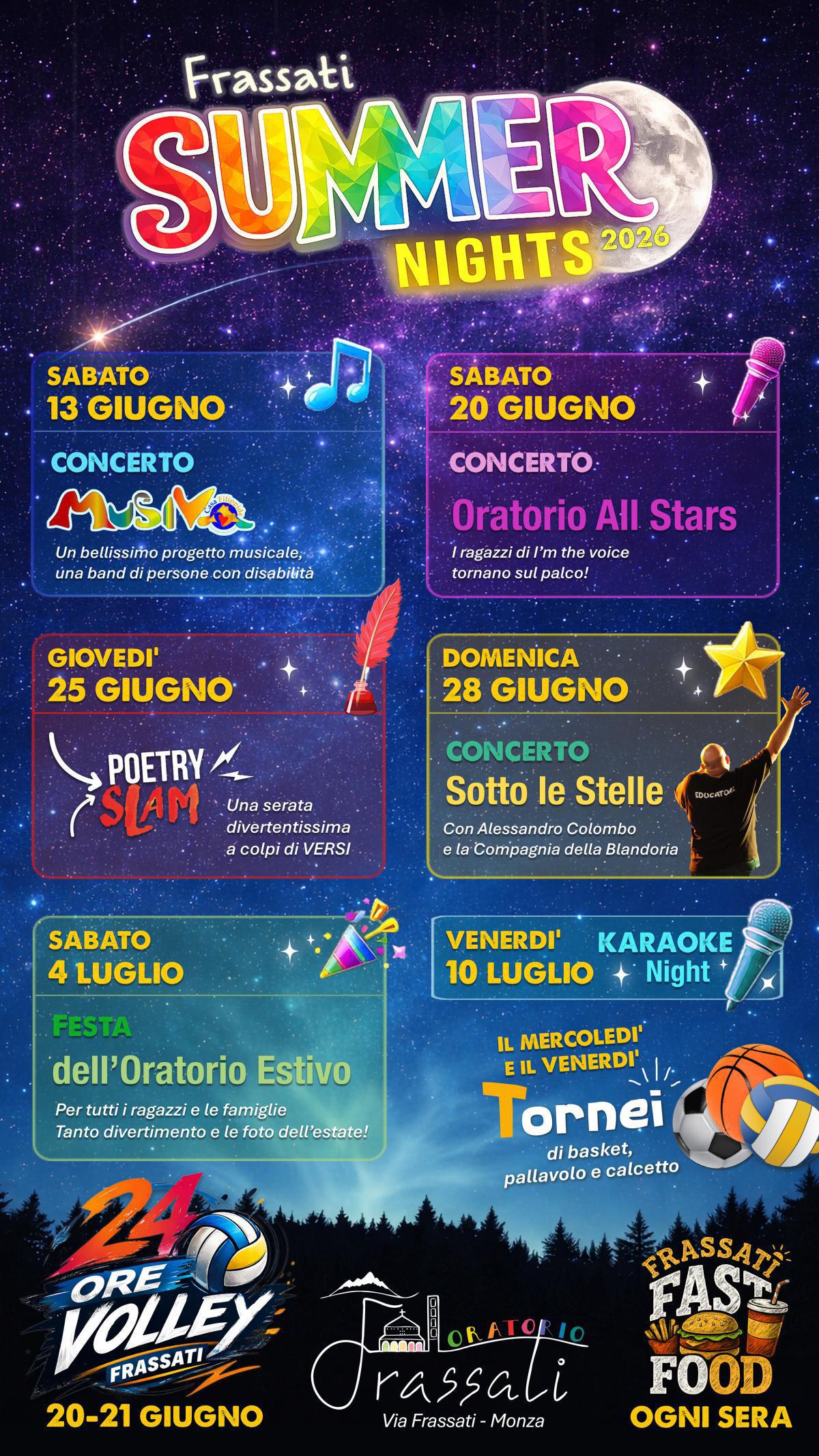 Frassati Summer Nights 2026