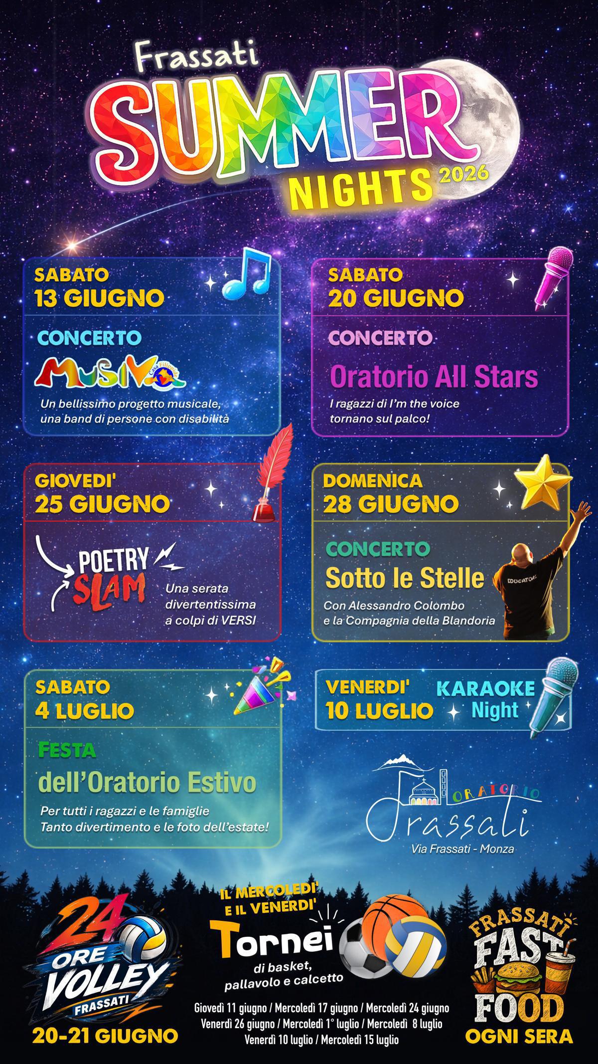 Frassati Summer Nights 2026