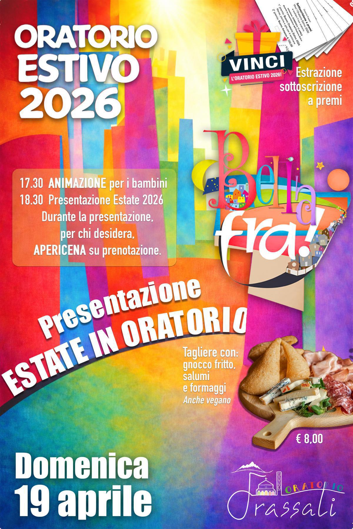 Presentazione Oratorio Estivo 2026
