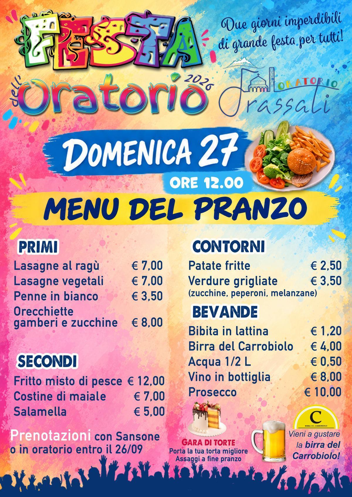 FESTA DELL'ORATORIO 2026