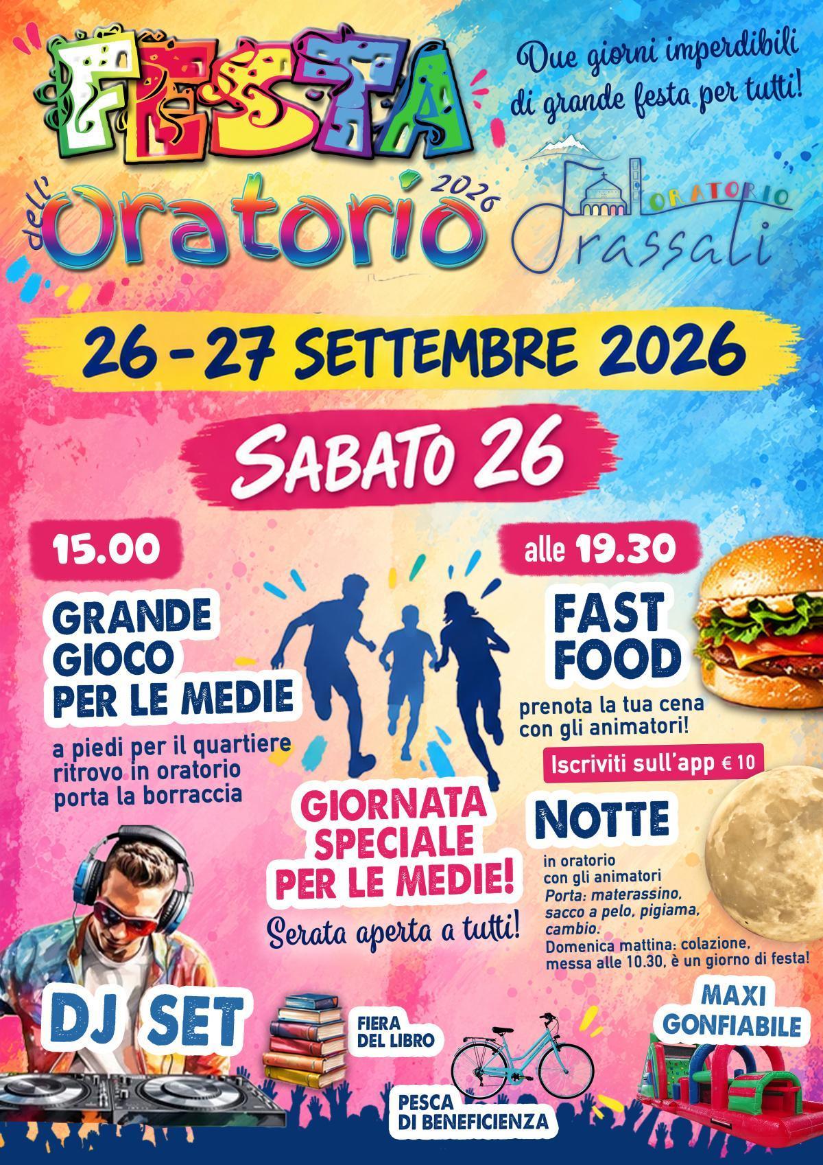 FESTA DELL'ORATORIO 2026