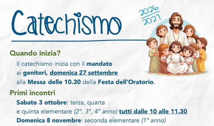 Inizio del catechismo