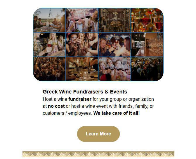 "A Piece of Greece" Newsletter Sample