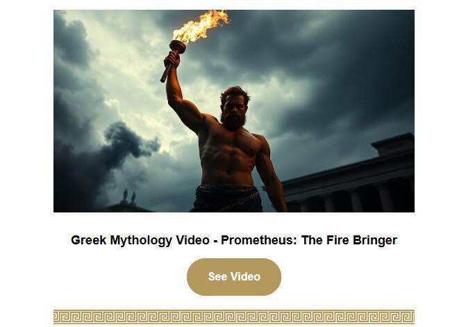 "A Piece of Greece" Newsletter Sample