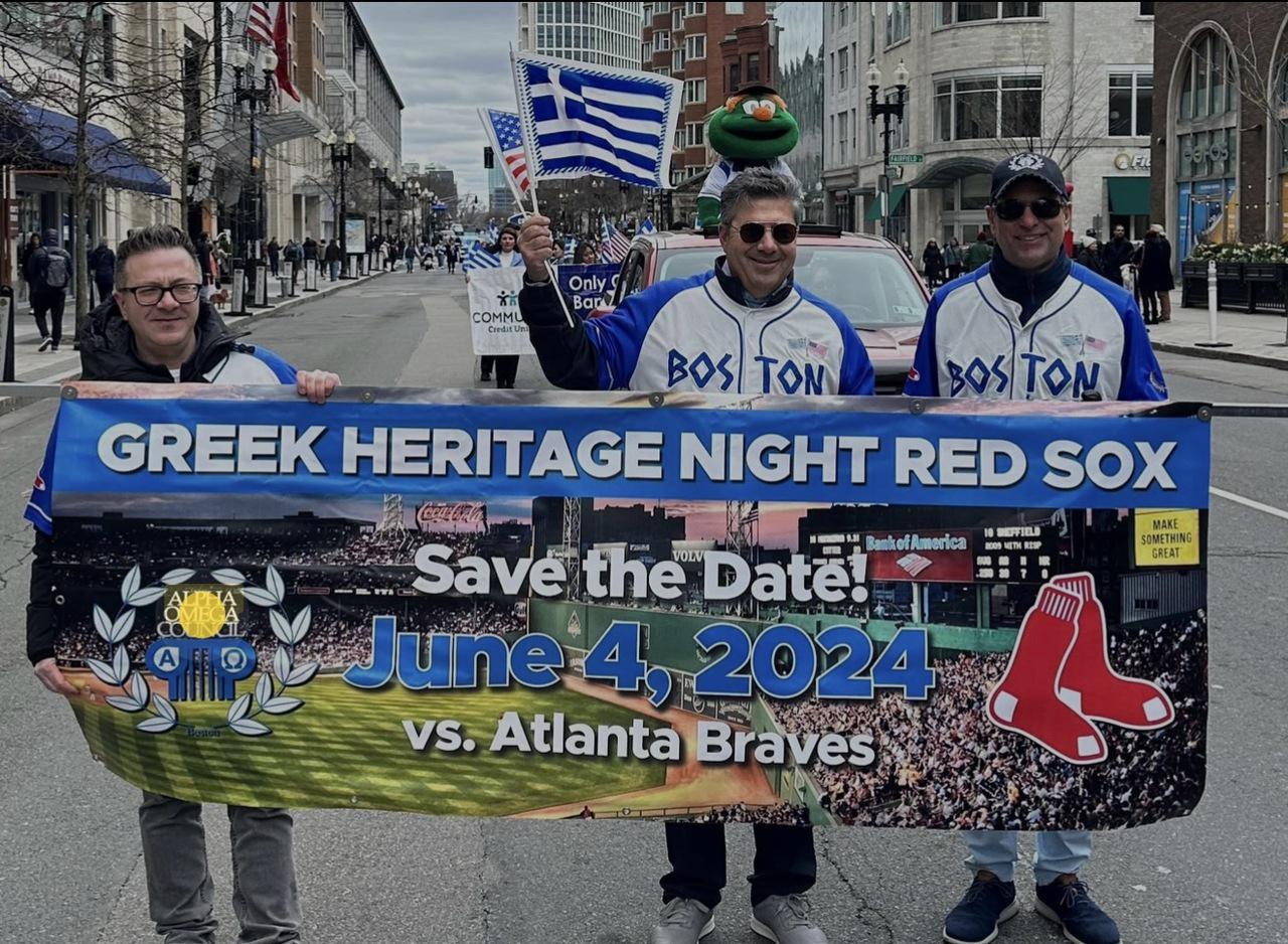 Foti marching in Greek Independence Parade