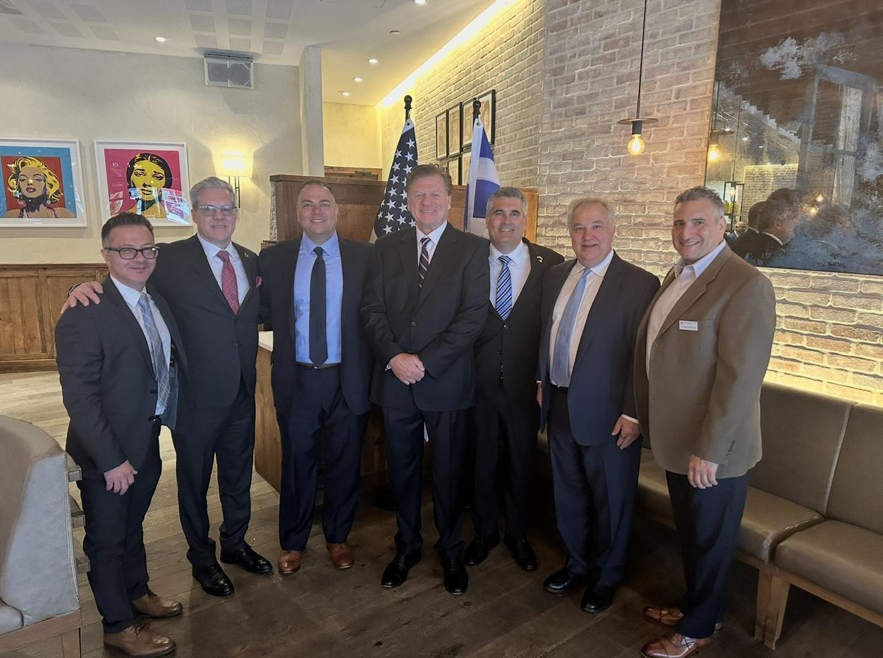 Foti with fellow Alpha Omegans