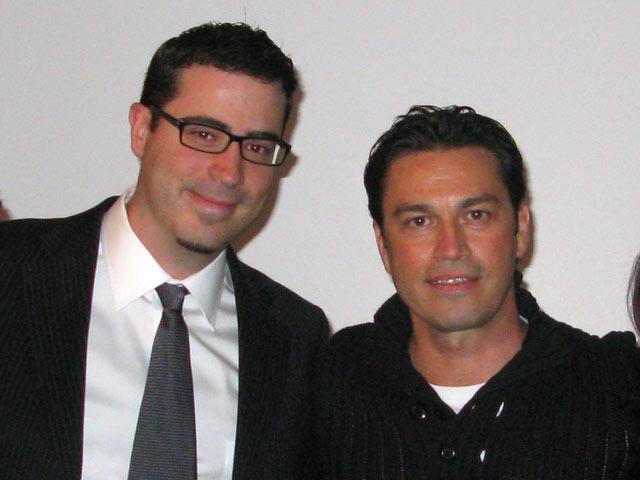 Ari with Mario Frangoulis