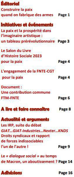 HIER ET DEMAIN - N°16 - 7 NOVEMBRE 2023.