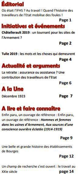 HIER ET DEMAIN - N°4 - 30 NOVEMBRE 2019