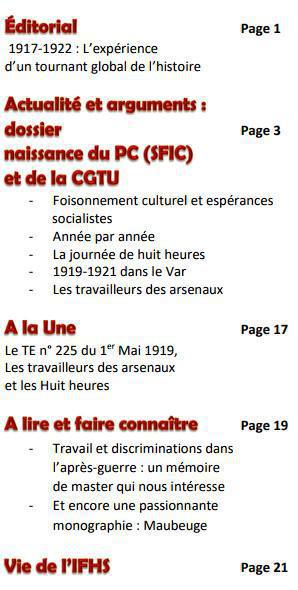 HIER ET DEMAIN - N° 8 - 20 NOVEMBRE 2020