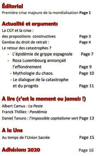 HIER ET DEMAIN - N° 6 - 26 MARS 2020