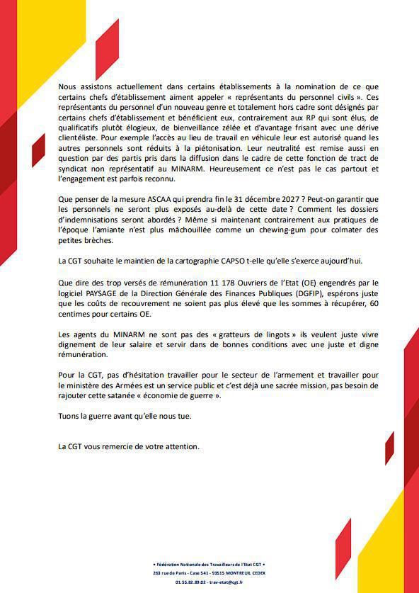 CSA-R TERRE du 26 novembre 2025 - Déclaration Liminaire.