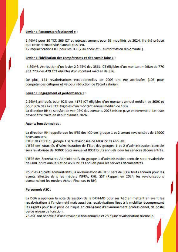 Mesures catégorielles DGA compte rendu de la multilatérale du 04 novembre 2025.
